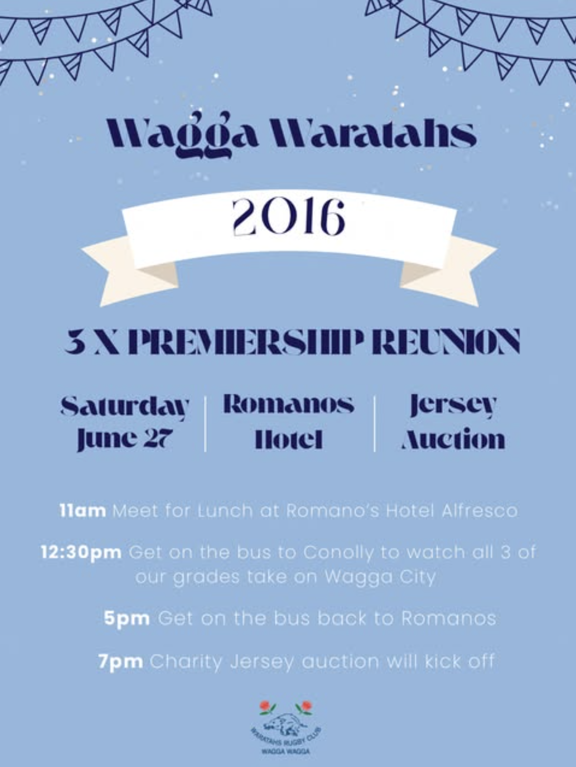 2016 3 x Premiership Reunion